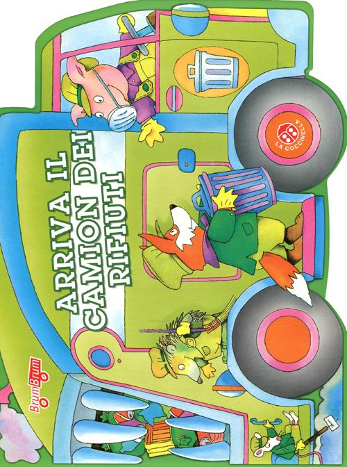 Arriva il camion dei rifiuti