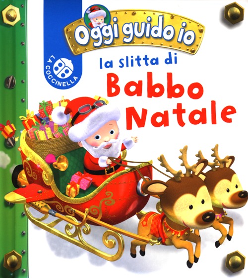 La slitta di Babbo Natale. Blu oggi guido io
