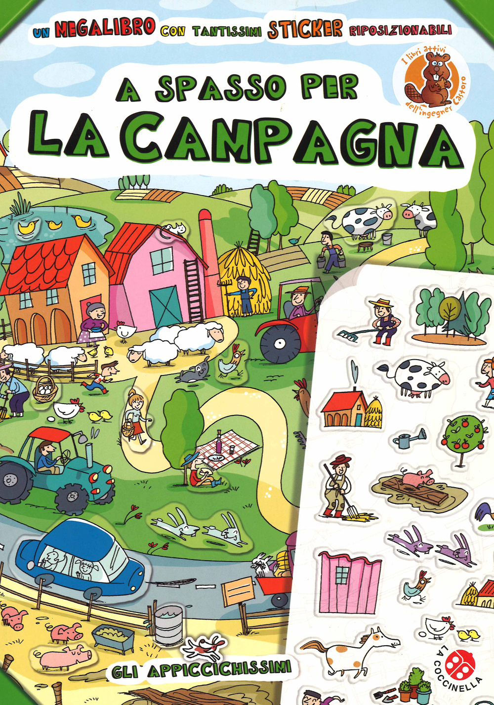 A spasso per la campagna. Con adesivi