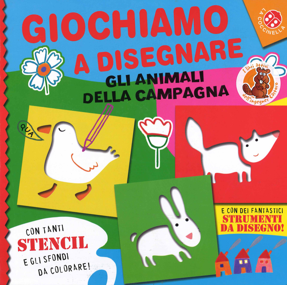 Giochiamo a disegnare gli animali della campagna