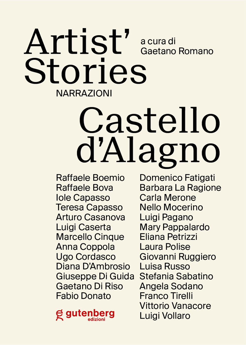 Artist' stories. Narrazioni