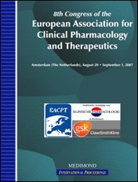 Eighth Congress of the European association for clinical pharmacology and therapeutics (Amsterdam, 29 August-1 September 2007)