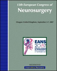 Thirteenth European congress of neurosurgery (Glasgow, 2-7 September 2007)