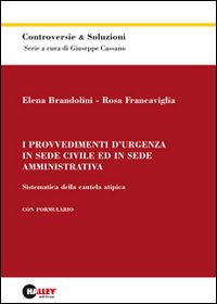 I provvedimenti d'urgenza in sede civile ed in sede amministrativa. Sistematica della cautela atipica