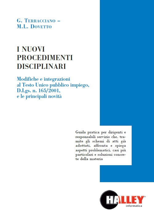 I nuovi procedimenti disciplinari