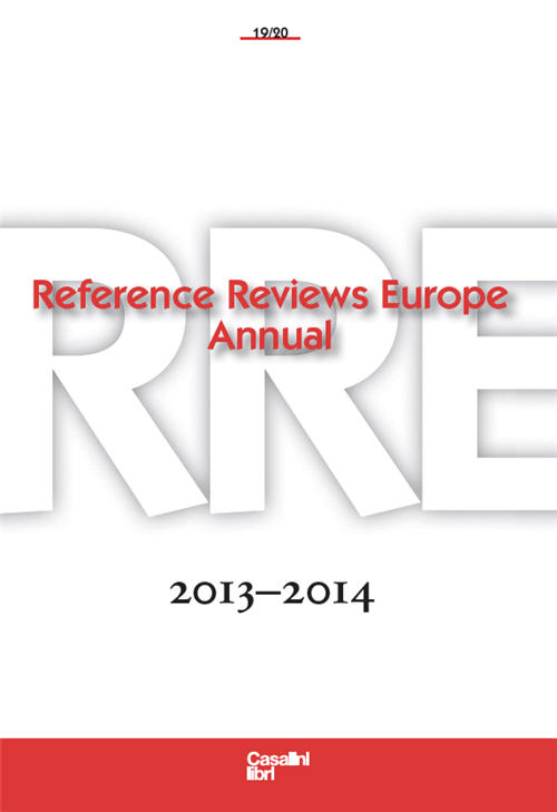 RREA. Reference reviews Europe annal. Vol. 19-20