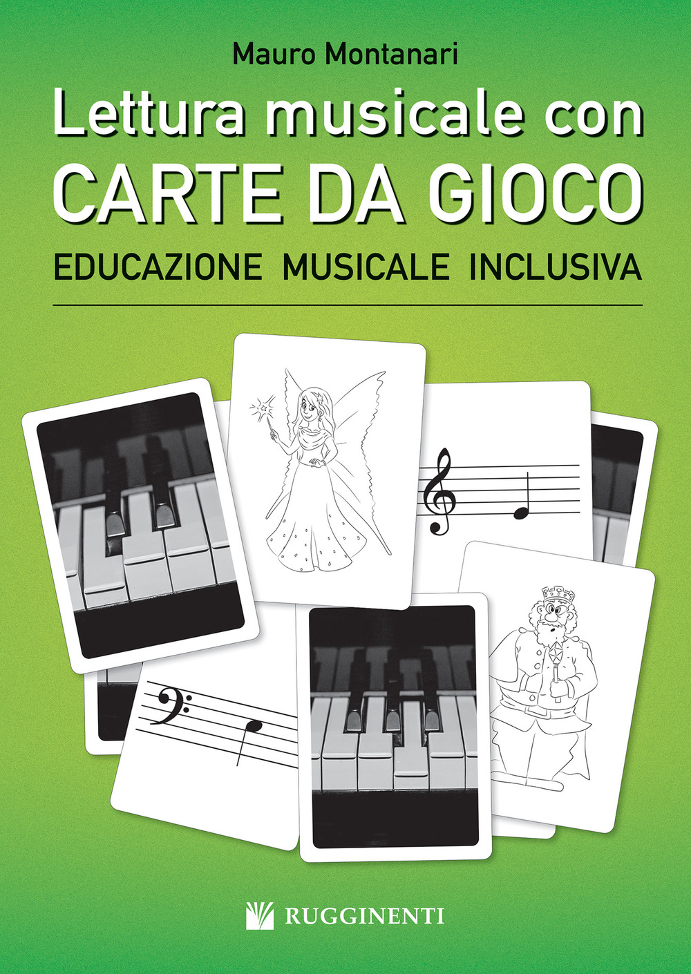 Lettura musicale con carte da gioco per pianoforte