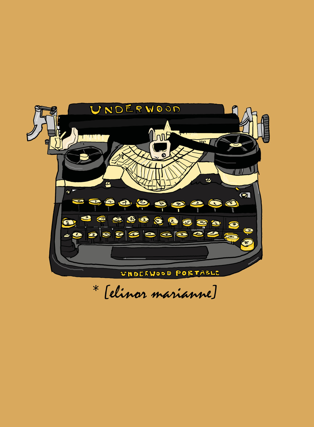 Underwood portable. Quaderno
