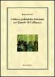 Critica e polemiche letterarie nei giambi di Callimaco