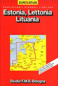 Estonia, Lettonia, Lituania 1:300.000