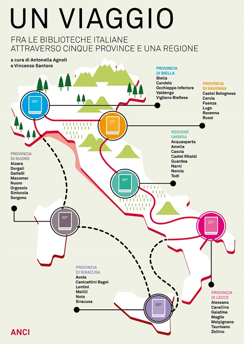 Un viaggio tra le biblioteche italiane attraverso cinque province e una regione