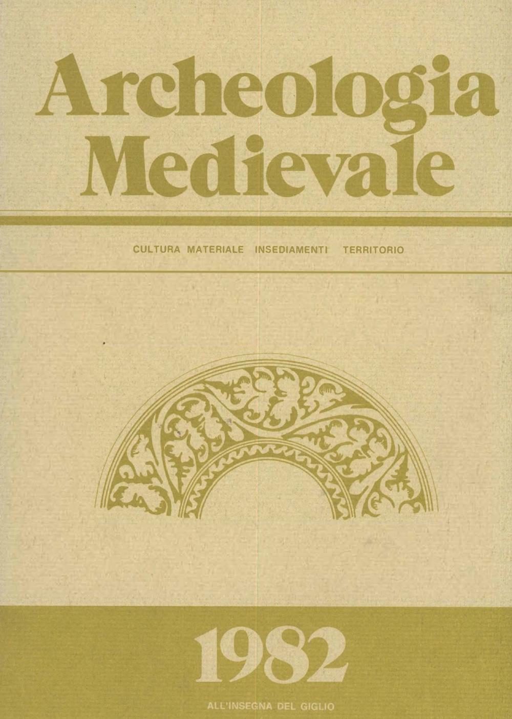 Archeologia medievale (1982). Vol. 9