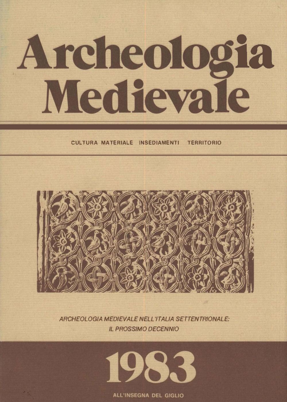 Archeologia medievale (1983). Vol. 10