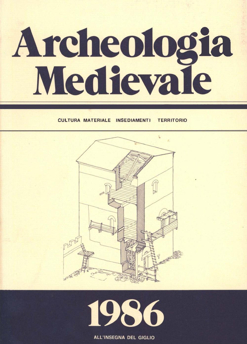 Archeologia medievale (1986). Vol. 13