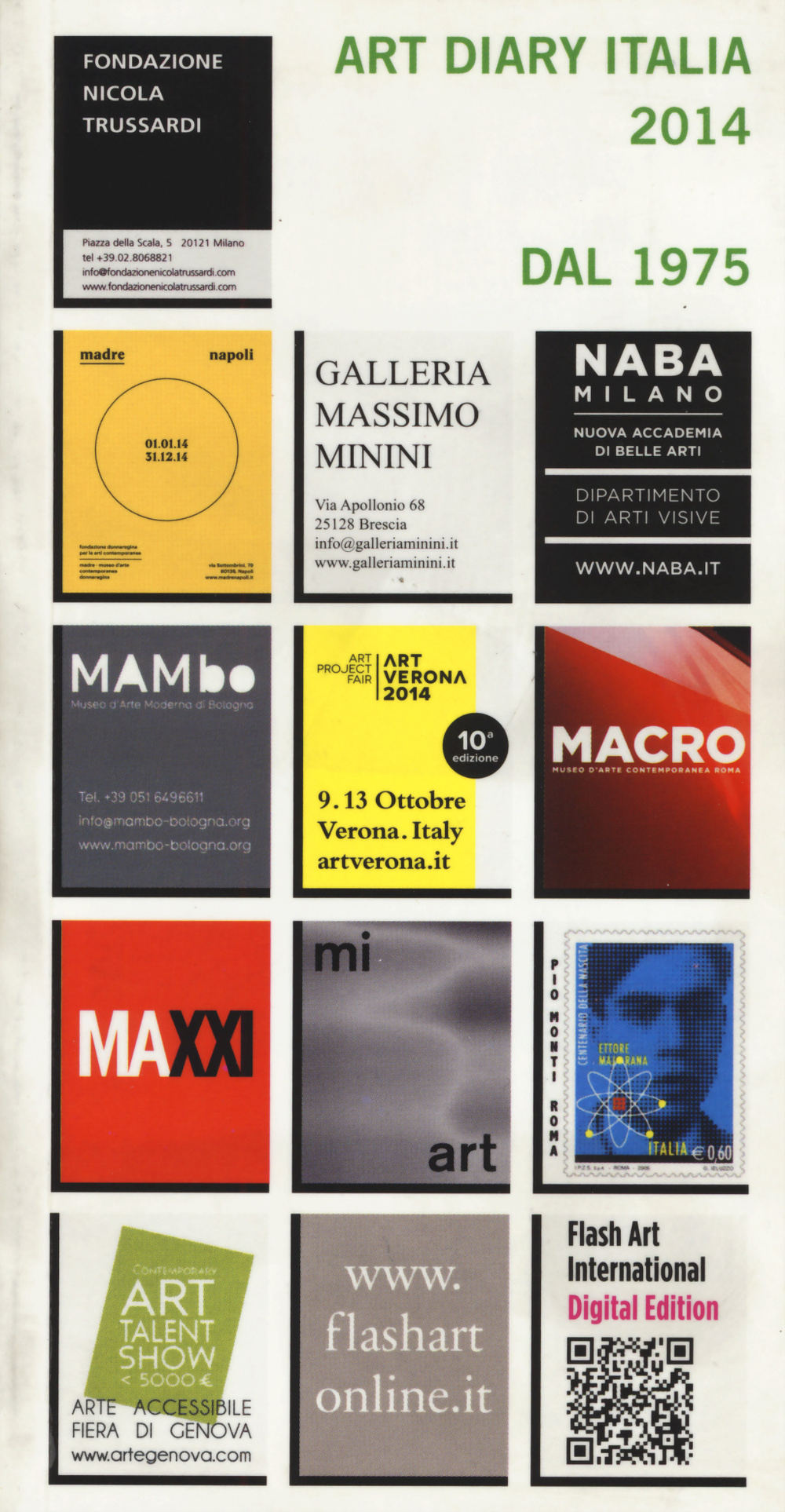 Arte diary Italia 2014