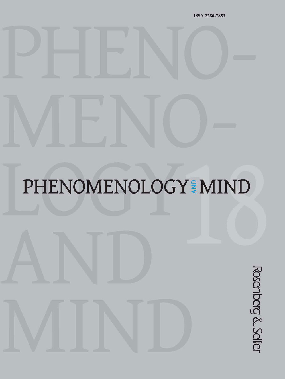 Phenomenology and mind. Vol. 18: Psychopathology and phenomenology. Perspectives