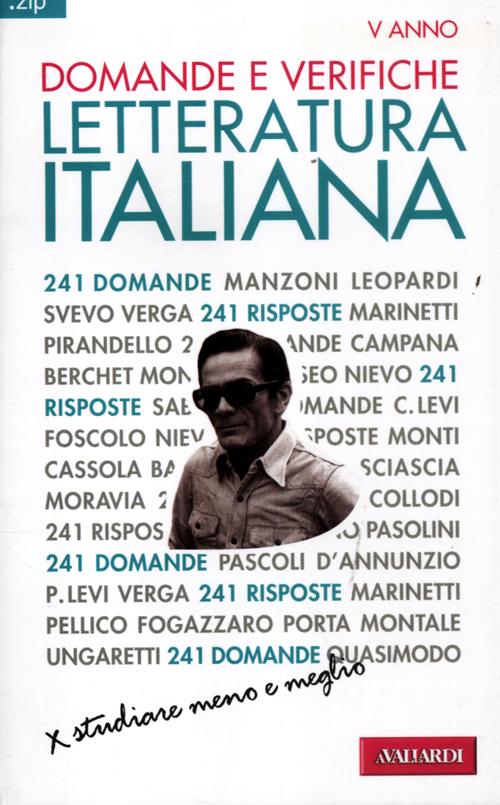 Domande e verifiche. Letteratura italiana. Ottocento e Novecento