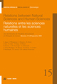 Relations between natural sciences and human sciences