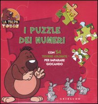 Puzzle dei numeri. La talpa Tobia