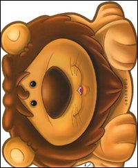 Il mio amico leone. Con adesivi