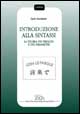 Introduzione alla sintassi. La teoria dei principi e dei parametri