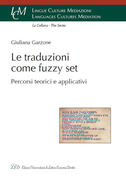 Le traduzioni come Fuzzy Set. Percorsi teorici e applicativi