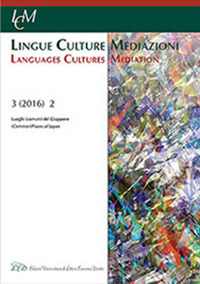 Lingue culture mediazioni (LCM Journal). Vol. 2: Luoghi (Comuni) del Giappone-(Common) Places of Japan