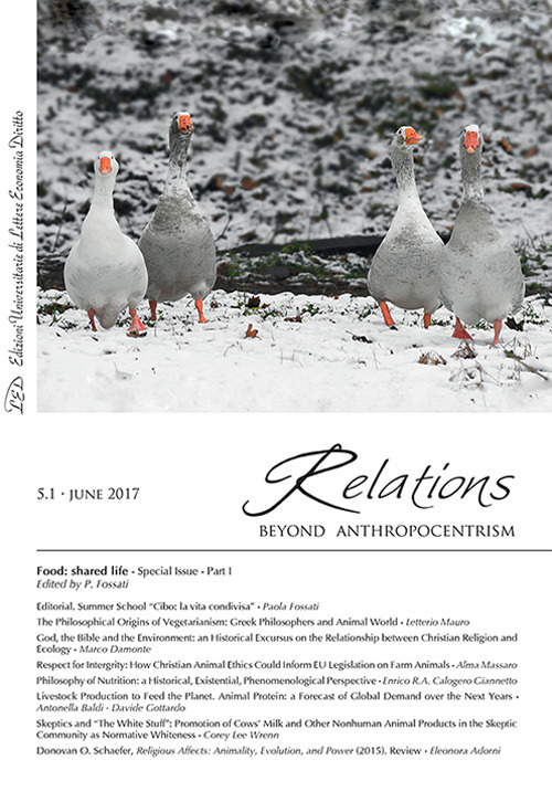 Relations. Beyond Anthropocentrism. Vol. 5/1: Food: shared life