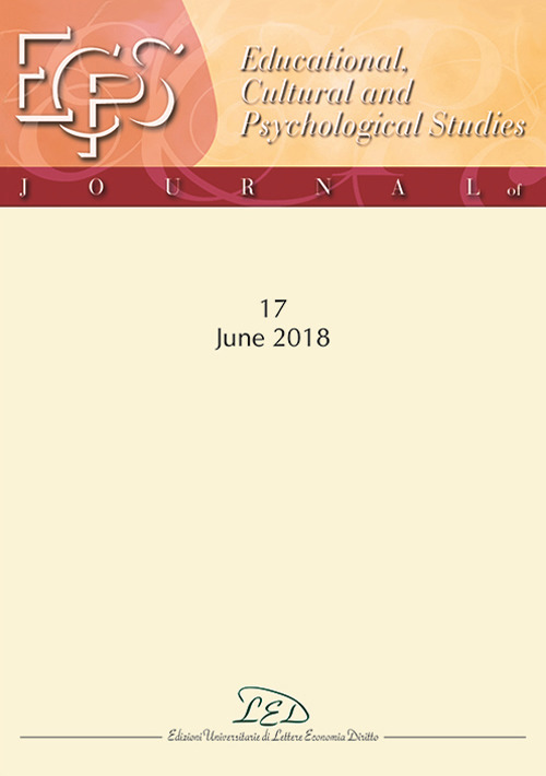 Journal of educational, cultural and psychological studies (ECPS Journal). Vol. 17: Giugno