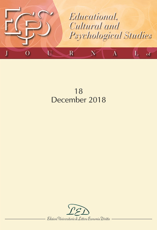 Journal of educational, cultural and psychological studies (ECPS Journal). Vol. 18: December