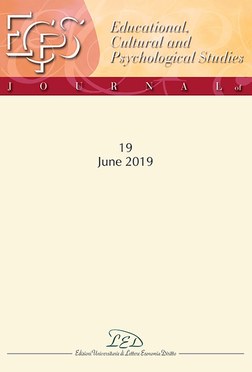 Journal of educational, cultural and psychological studies (ECPS Journal). Vol. 19: June