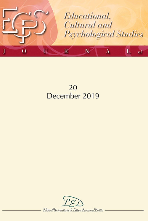 Journal of educational, cultural and psychological studies (ECPS Journal). Vol. 20: December