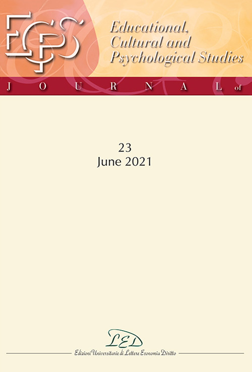 Journal of educational, cultural and psychological studies (ECPS Journal). Vol. 23