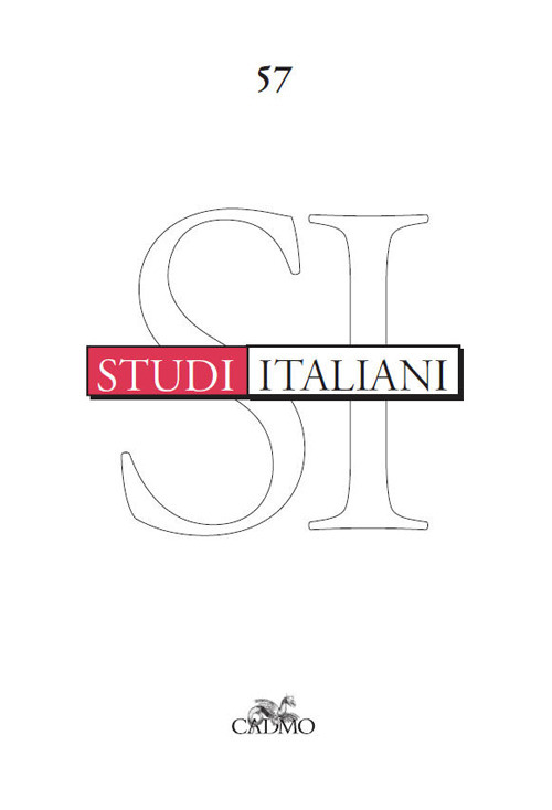 Studi italiani. Vol. 57