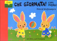 Allegri coniglietti che giornata! Libro puzzle