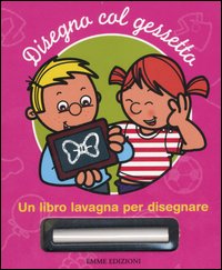 Disegno col gessetto. Un libro lavagna per disegnare. Libro rosa