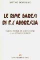 Le rime baresi di F. S. Abbrescia (rist. anast. 1910)