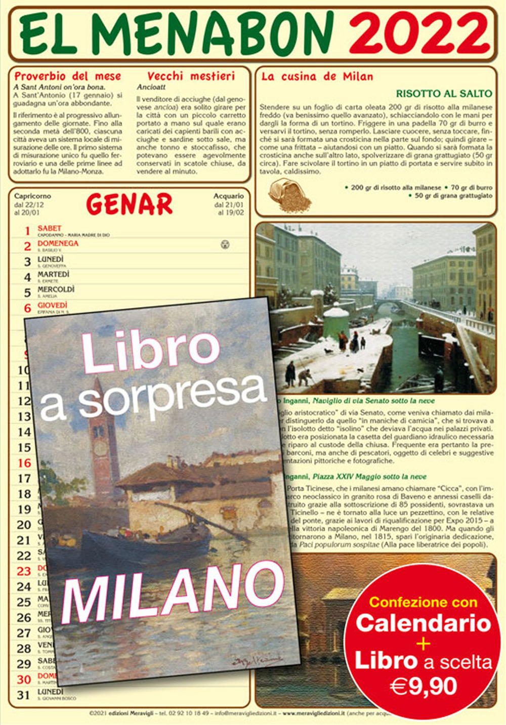 El Menabon. Calendario 2022