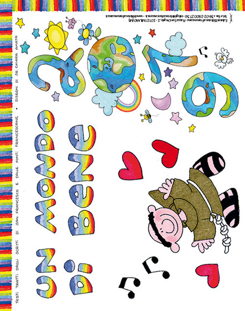 Calendario da tavolo 2019. Un mondo di bene