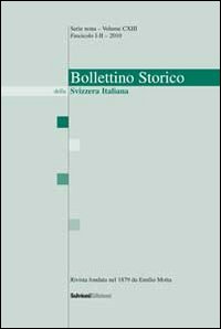 Bollettino storico della Svizzera Italiana
