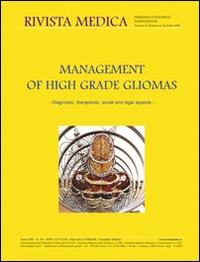Management of high grade gliomas. Diagnostic, therapeutic, social and legal aspects. Vol. 13