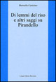 Di lemmi del riso e altri saggi su Pirandello