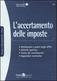 L'accertamento delle imposte