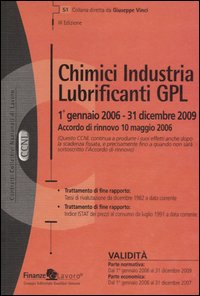 CCNL chimici industria lubrificanti GPL