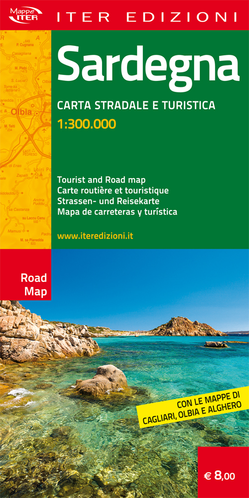 Sardegna. Carta stradale e turistica 1:300.000