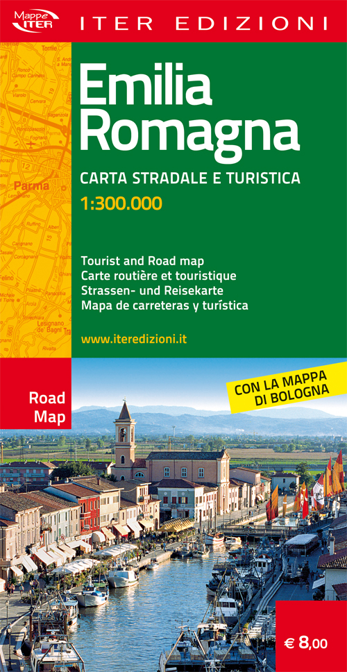 Emilia Romagna. Carta stradale e turistica 1:300.000