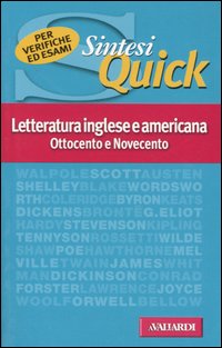Letteratura inglese e americana. Ottocento e Novecento
