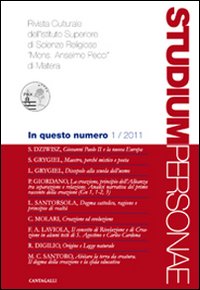 Studium personae. Rivista culturale dell'Istituto superiore di scienze religiose Mons. A. Pecci di Matera. Vol. 1