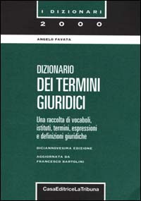 Il dizionario dei termini giuridici