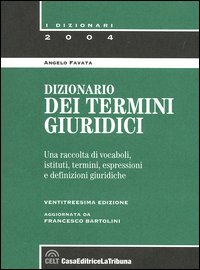 Il dizionario dei termini giuridici